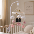 The Premium Noor Moon Quran Reciting Cot Mobile - Pink