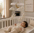 The Premium Noor Moon Quran Reciting Cot Mobile - White